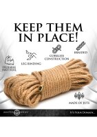XR Brands Premium braided jute rope 30 cm brown