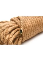 XR Brands Premium braided jute rope 30 cm brown