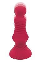 Sectret Kisses Rosenknospe Analplug rot 4,3 cm