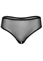 Alexa crotchless mesh panty Black S/M - L/XL