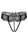 Delphine crotchless string Black S/M