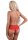 Ella crotchless cheeky panty Red S/M - L/XL