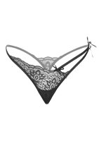 Gina spicy V-string Black S/M - L/XL