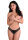 Indra crotchless beaded thong Black S/M - L/XL