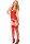 Lace and Mesh Cami Set  Red S/M - L/XL