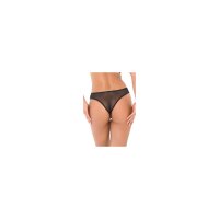 Lace string with straps Black S/M - XL/XXL