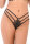 Lace string with straps Black S/M - XL/XXL