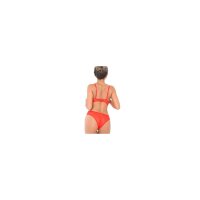 Lace string with straps Red S/M - XL/XXL