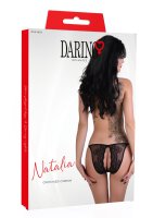 Natalia crotchless cheekini Black S/M - L/XL