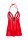 Peek-a-boo Ruffle Babydoll Red S/M - L/XL