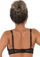 Unlined bra with faux underbust 75B