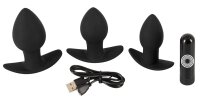 Black Velvets Vibrating Butt plugs