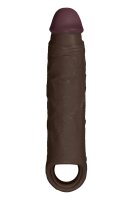 Shaft penis sheath 17.5 cm Mahogany
