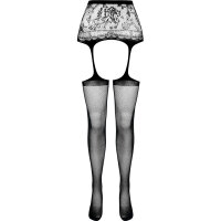 Passion S028 Strip Panty Black One Size