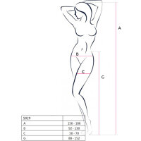 Passion S029 Strip Panty White One Size