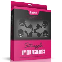 Lovetoy bed restraints black