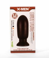 X-MEN Large Anal Plug 1 Black