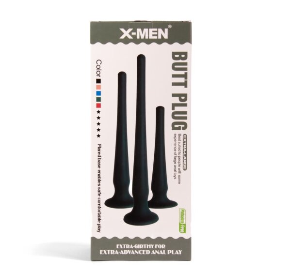 X-MEN Anal Plug S Black