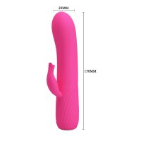 Pretty Love Tim Magenta Mini G-Punkt Vibrator mit Klitoris Stimulation rosa