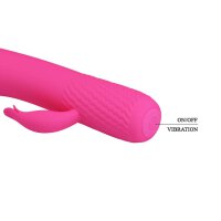 Pretty Love Tim Magenta Mini G-Punkt Vibrator mit Klitoris Stimulation rosa