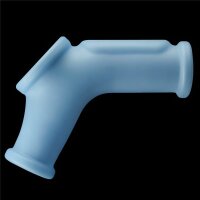 Lovetoy vibrating penis sheath with testicle cuff blue