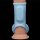Lovetoy vibrating penis sheath with testicle cuff blue