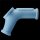 Lovetoy vibrating penis sheath with testicle cuff blue