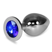 Lovetoy Rosebud Classic Metal Plug L Blau