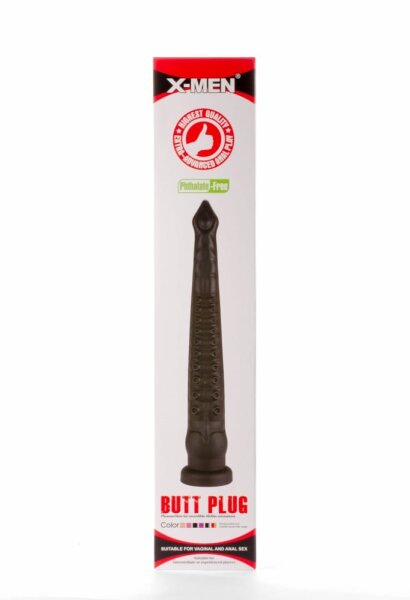 X-MEN Analplug PVC Schwarz