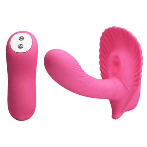 Pretty Love Shell Stimulator Panty Vibrator pink