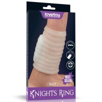 Lovetoy vibrating penis sheath white IV