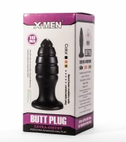 X-MEN Extra Girthy Analplug Schwarz VIII