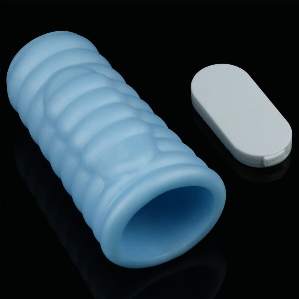 Lovetoy vibrierende Penishülle Blau, 19,50 €