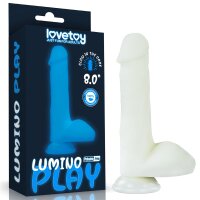 Lovetoy Lumino Play Silikone Dildo leuchtend 21 cm