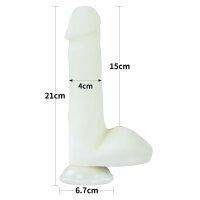 Lovetoy Lumino Play Silikone Dildo leuchtend 21 cm