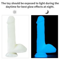 Lovetoy Lumino Play Silikone Dildo leuchtend 21 cm