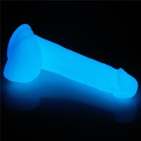 Lovetoy Lumino Play Silikone Dildo leuchtend 21 cm