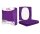 Bed X - Mattress Protector - King Size Purple
