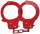 Sex Extra - Metal Cuffs Red