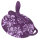 Bouncy Bliss Classic Sit-On Vibrator Purple