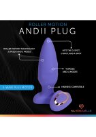NU Sensuelle Andii Roller Motion Plug Violet