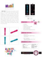 NU Sensuelle Nubii Mika Wand Blue