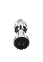 TOYTOY The Glider Vibro Anal Plug silber S 2,8 cm