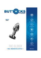 TOYTOY The Glider Vibro Anal Plug silber S 2,8 cm