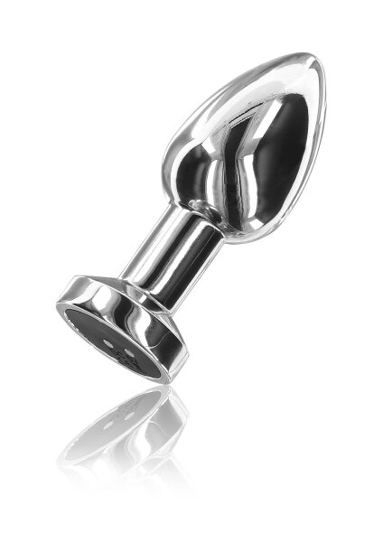 TOYTOY The Glider Vibro Anal Plug silber M 3,4 cm