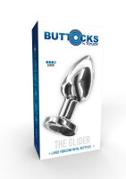 TOYTOY The Glider Vibro Anal Plug silber L 4,1 cm