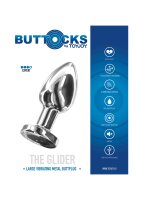 TOYTOY The Glider Vibro Anal Plug silber L 4,1 cm
