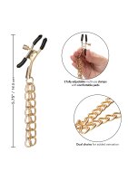 CalExotics Ride Em Denim Nipple Clamps