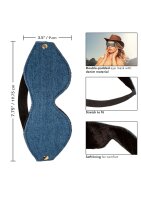 CalExotics Ride Em Denim Eye Mask