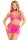 Leg Avenue Halter Crop Top und Minirock Onesize pink